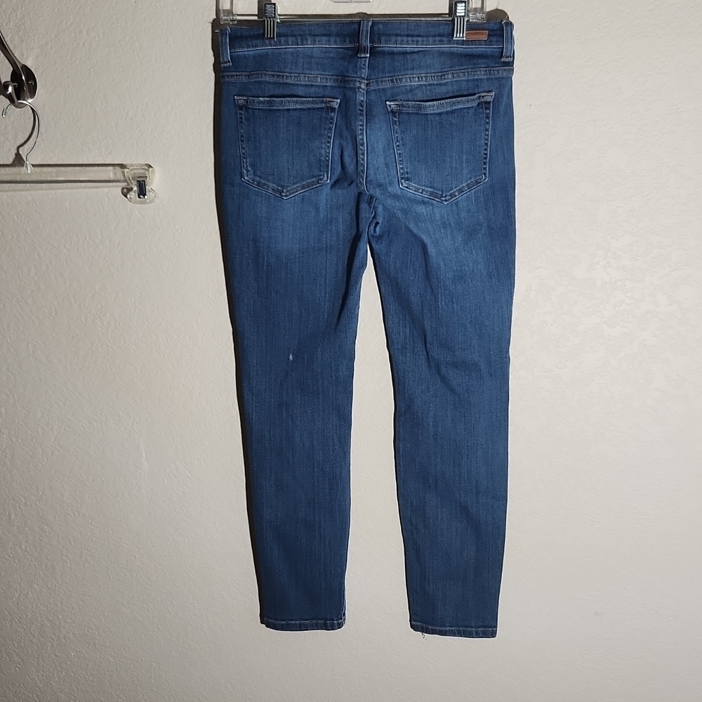 Sneak Peak Jeans Size 5 Boyfriend Distress Cut Out Fray Knees - Picture 2 of 10